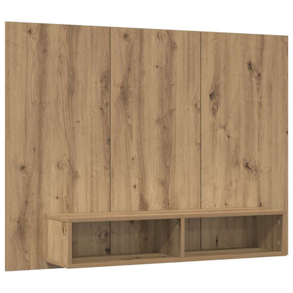 Conjunto De Mueble De Tv Roble Artesanal 120 X 23,5 X 90 Cm