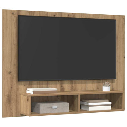 Conjunto De Mueble De Tv Roble Artesanal 120 X 23,5 X 90 Cm