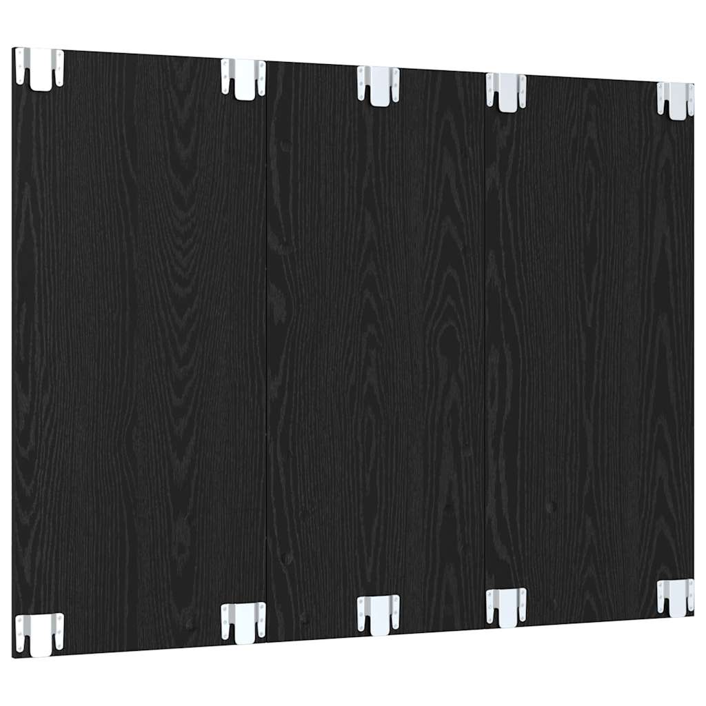 Conjunto De Mueble De Tv Roble Negro 120 X 23,5 X 90 Cm