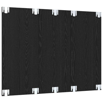 Conjunto De Mueble De Tv Roble Negro 120 X 23,5 X 90 Cm