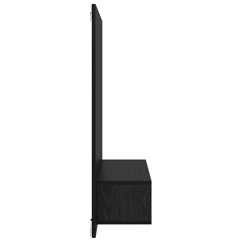 Conjunto De Mueble De Tv Roble Negro 120 X 23,5 X 90 Cm