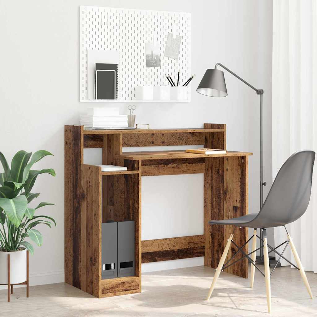 Escritorio Madera De Ingeniería 97 X 45 X 90 Cm