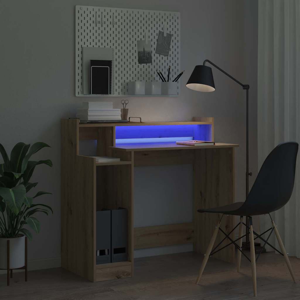 Escritorio Madera De Ingeniería 97 X 45 X 90 Cm