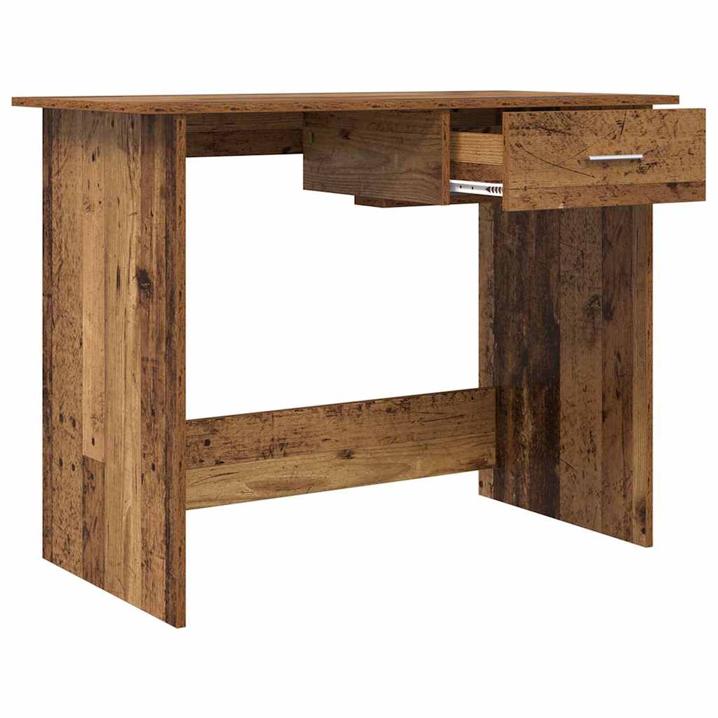 Escritorio Madera Vieja 100 X 50 X 76 Cm Madera De Ingeniería