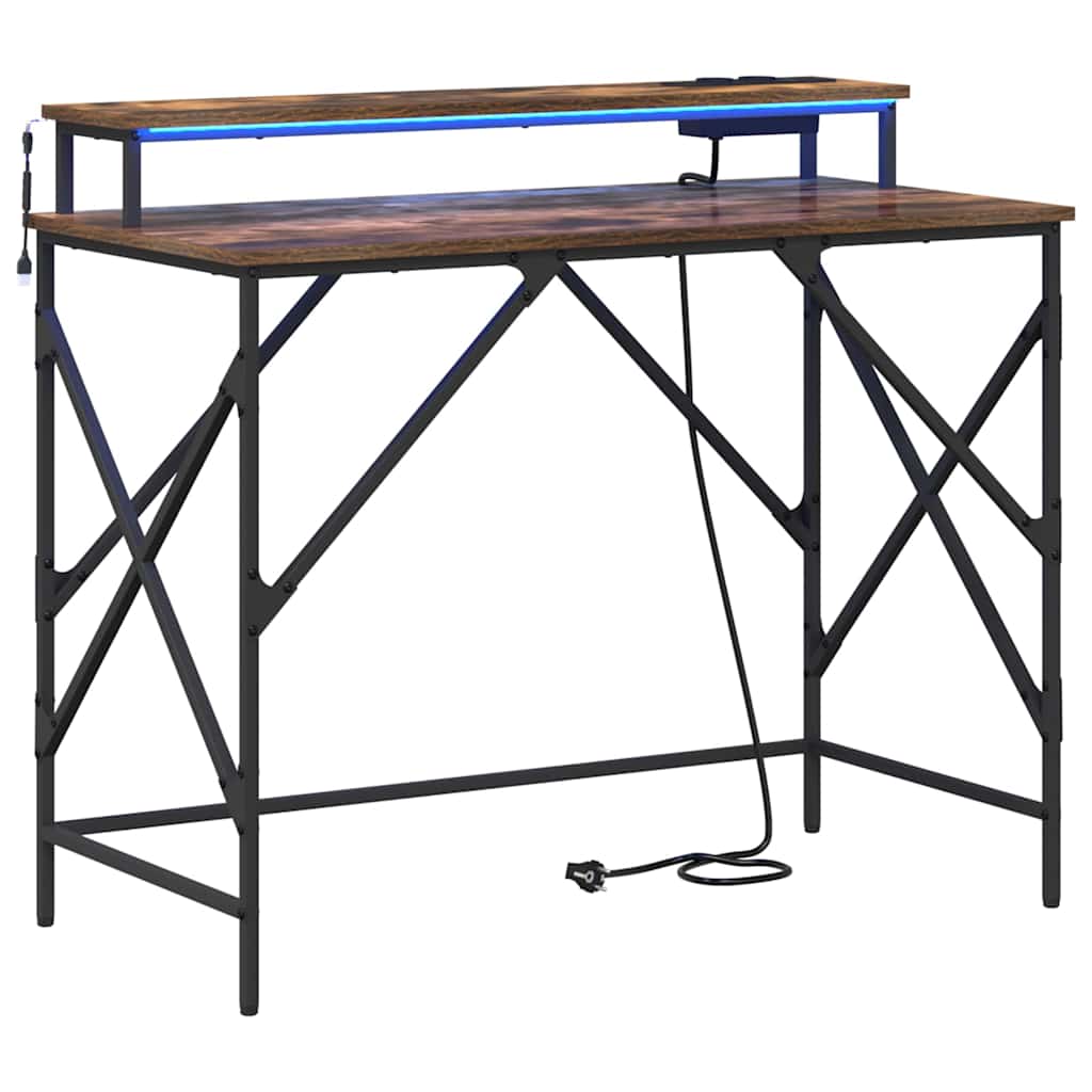 Escritorio Con Estante 100 X 50 X 86,5 Cm