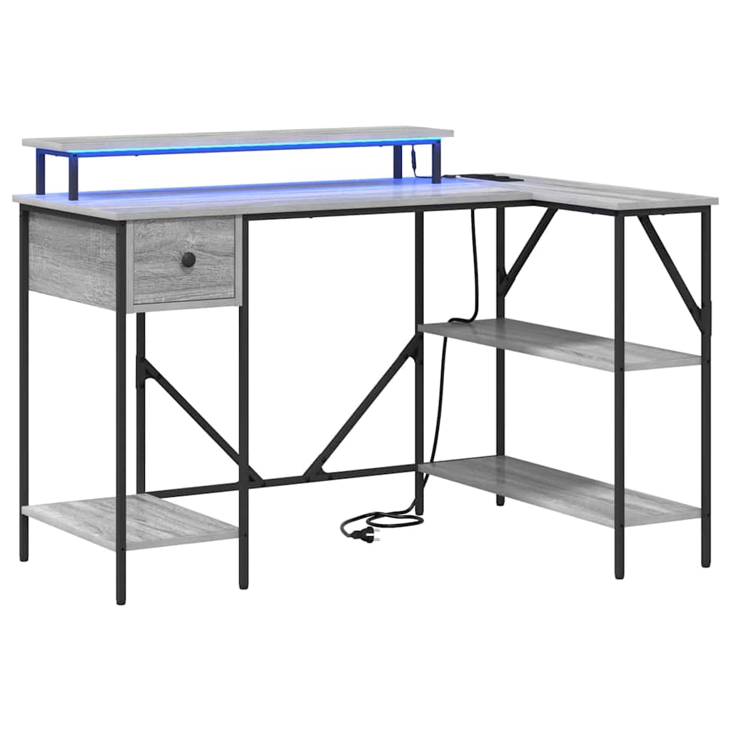 Escritorio 120 X 79 X 86,5 Cm Madera De Ingeniería