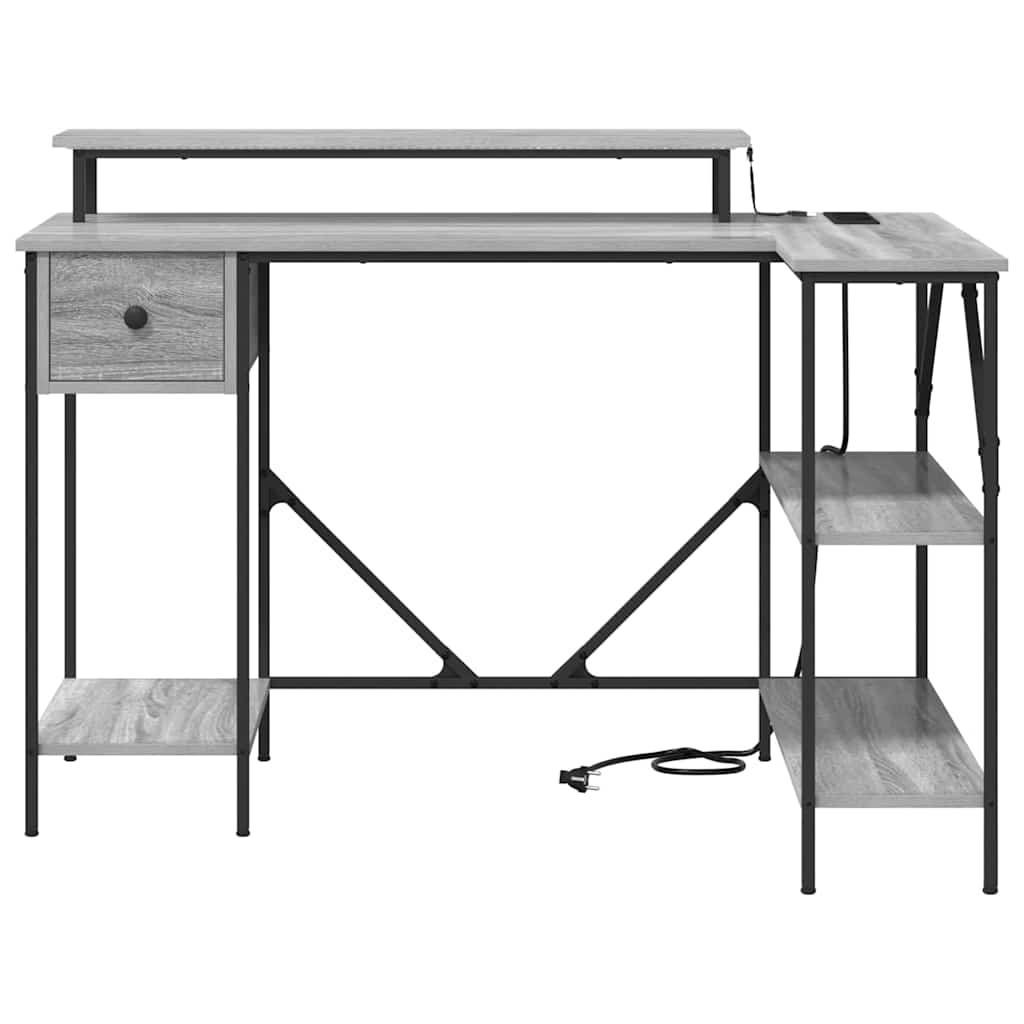 Escritorio 120 X 79 X 86,5 Cm Madera De Ingeniería