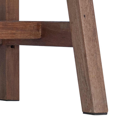 Escritorio Marrón 90 X 50 X 103 Cm Madera Sólida Recuperada