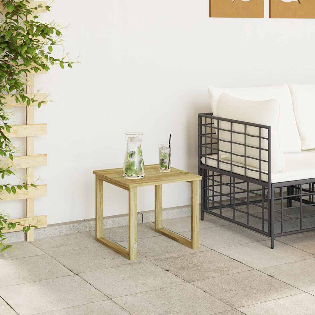 Mesa Natural 40 X 40 X 36 Cm Madera De Pino Impregnada
