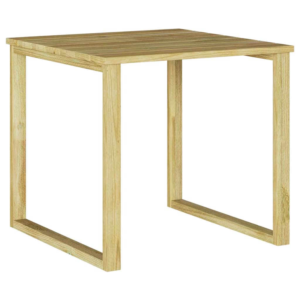Mesa Natural 50,5 X 50 X 46 Cm Madera De Pino Impregnada