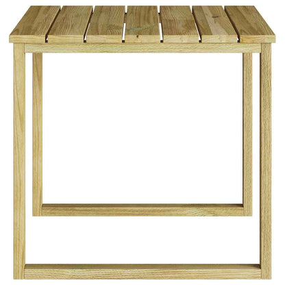 Mesa Natural 50,5 X 50 X 46 Cm Madera De Pino Impregnada
