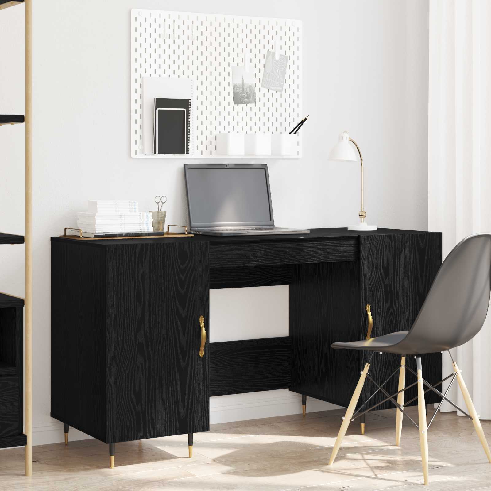 Escritorio 140 X 50 X 75 Cm Madera Contrachapada