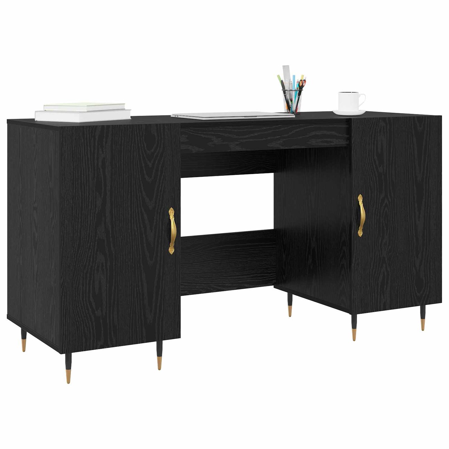Escritorio 140 X 50 X 75 Cm Madera Contrachapada