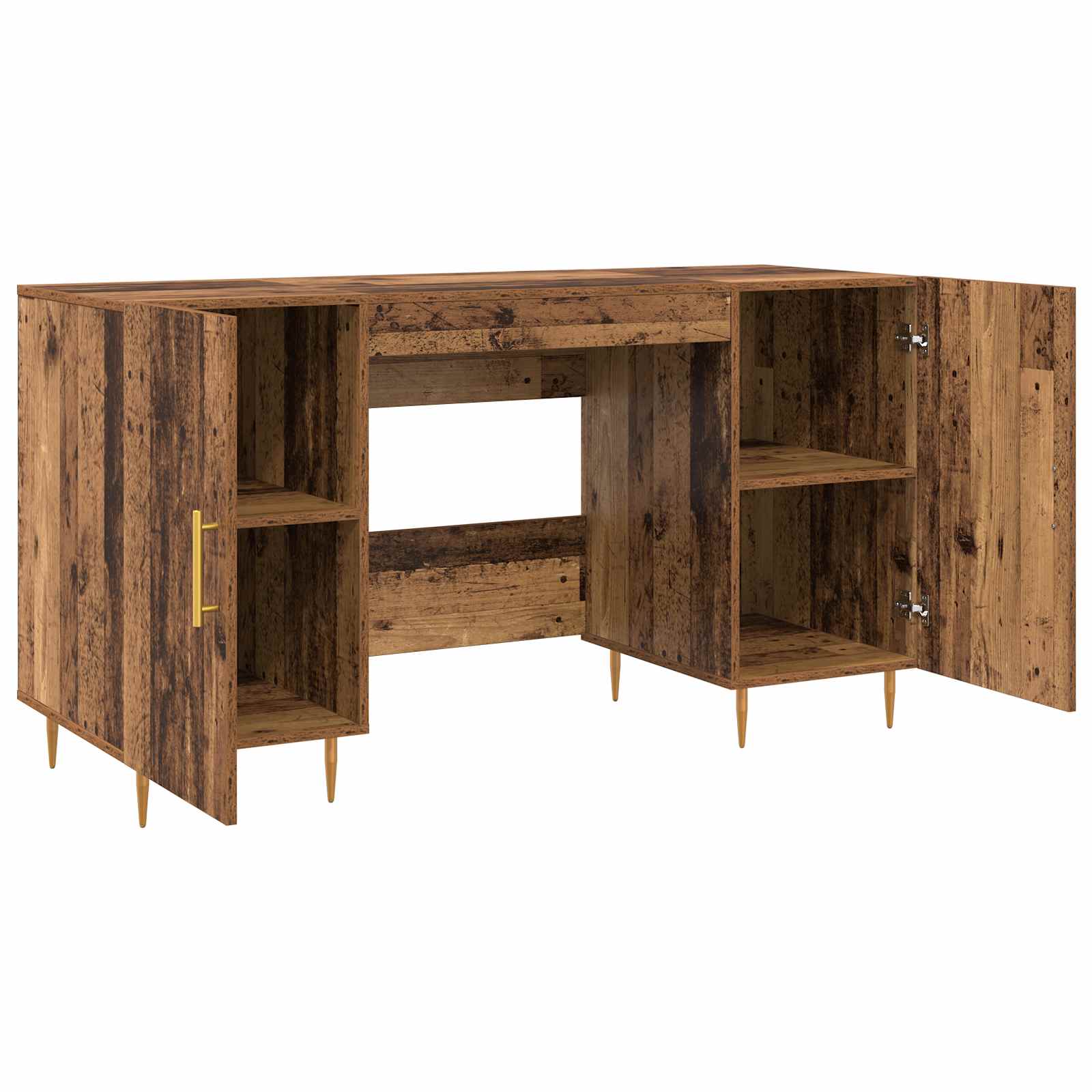 Escritorio 140 X 50 X 75 Cm Madera Contrachapada