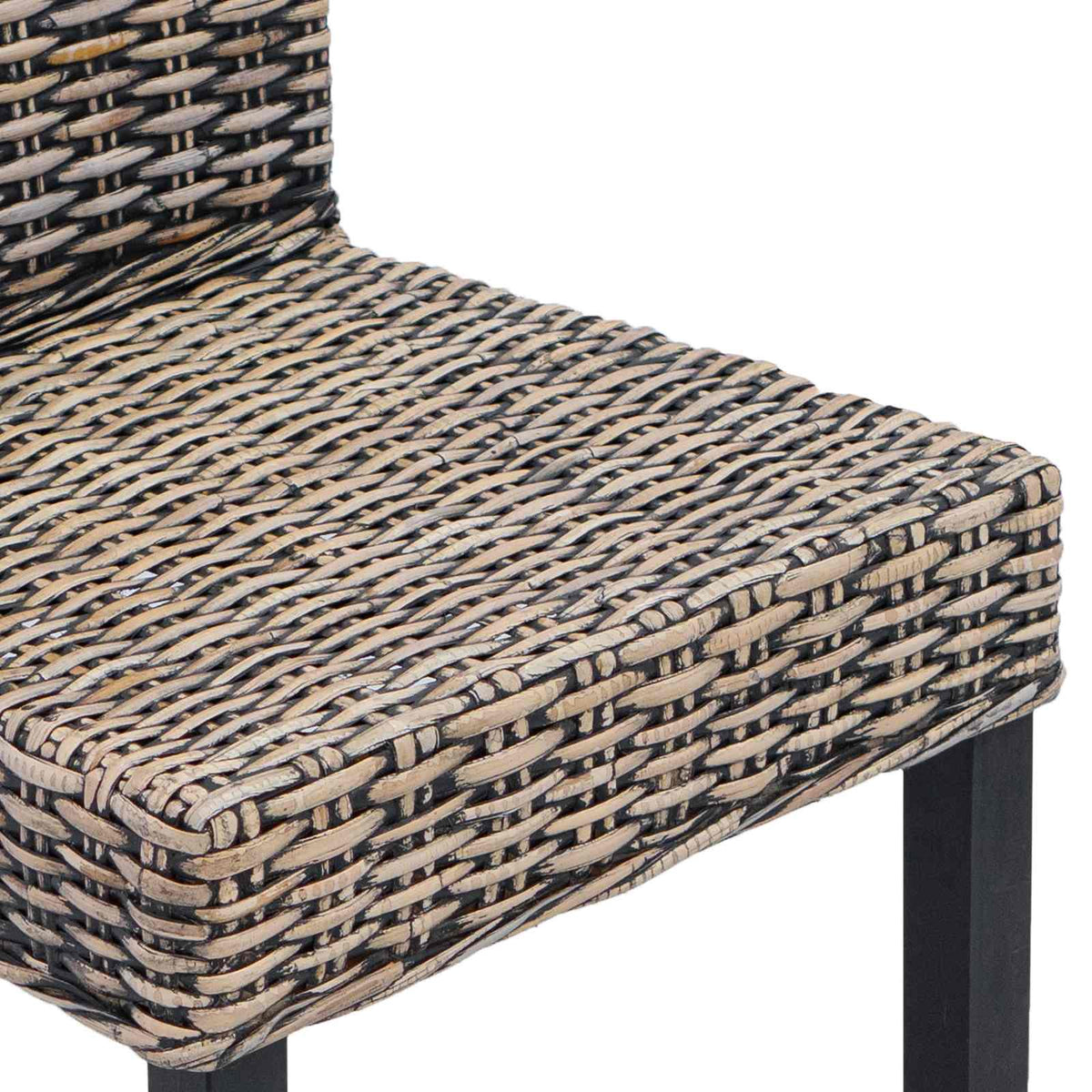 Silla De Comedor Gendt 2 Uds. Lavado Negro 45 X 54 X 93 Cm