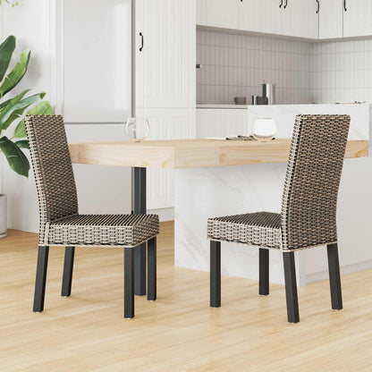 Silla De Comedor Gendt 2 Uds. Lavado Negro 45 X 54 X 93 Cm