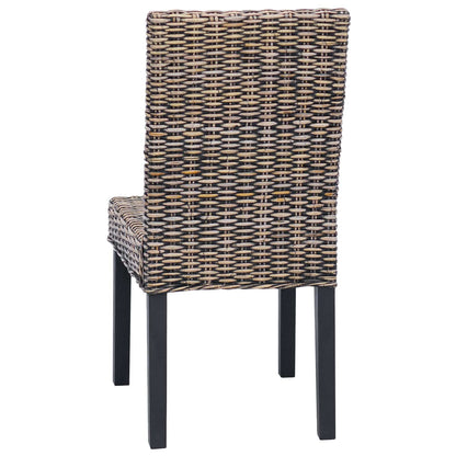 Silla De Comedor Gendt 2 Uds. Lavado Negro 45 X 54 X 93 Cm