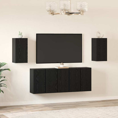 Conjunto De Mueble De Tv 7 Pcs 30,5 X 30 X 60 Cm