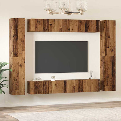Conjunto De Mueble De Tv 10 Pcs