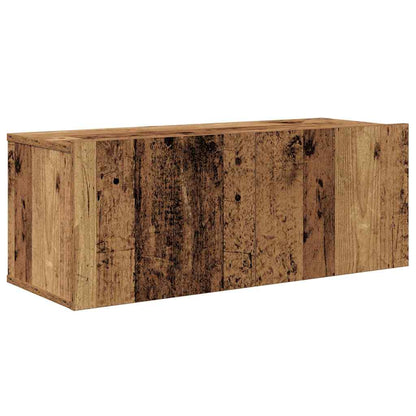 Conjunto De Mueble De Tv Montaje En La Pared 6 Pcs