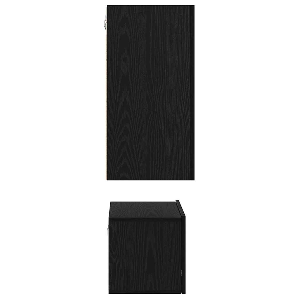 Conjunto De Mueble De Tv 3 Pcs Madera De Ingeniería