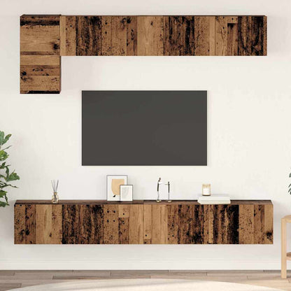 Conjunto De Mueble De Tv 5 Pcs