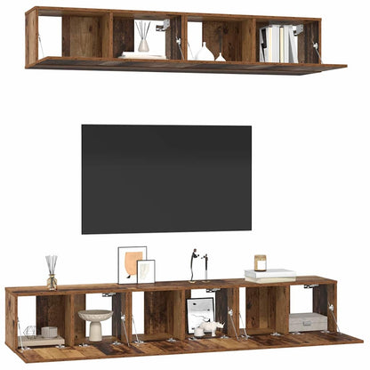 Conjunto De Mueble De Tv 5 Pcs