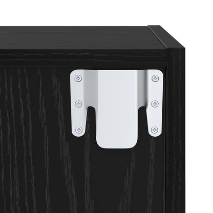 Conjunto De Mueble De Tv 4 Pcs Madera De Ingeniería