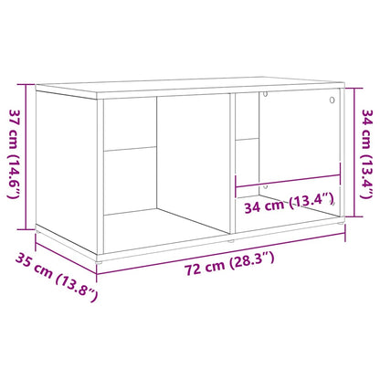 Conjunto De Mueble De Tv 3 Pcs Negro Madera Contrachapada