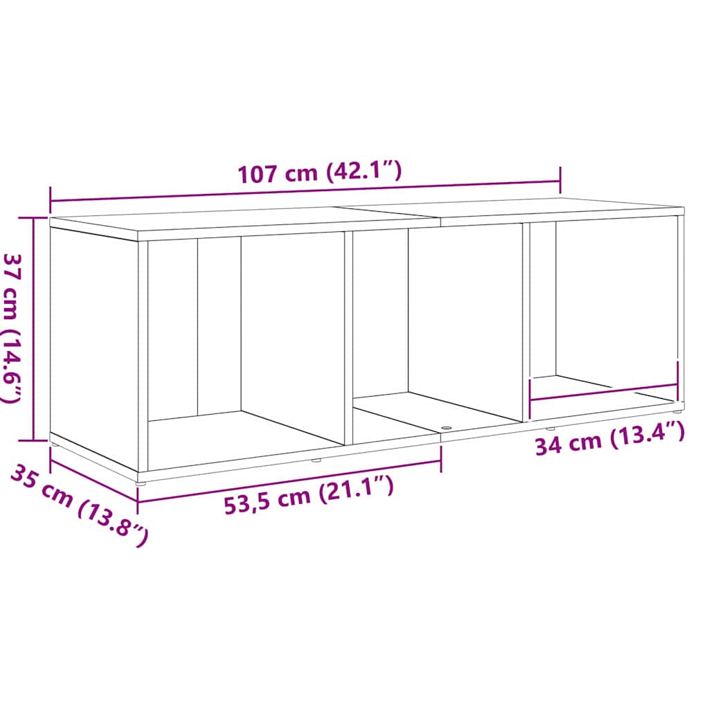 Conjunto De Mueble De Tv 3 Pcs Negro Madera Contrachapada