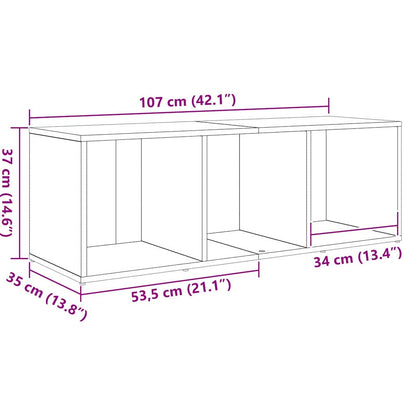 Conjunto De Mueble De Tv 3 Pcs Negro Madera Contrachapada
