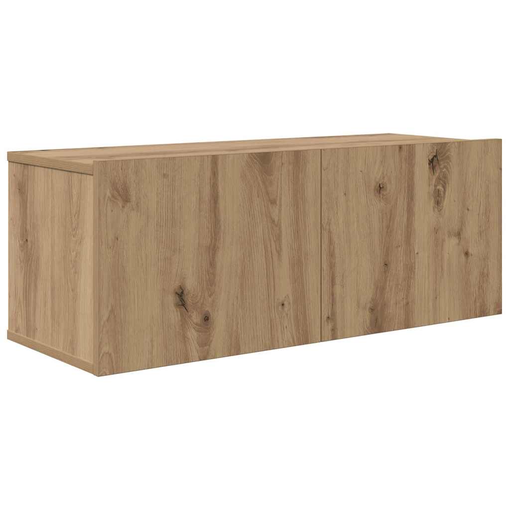 Conjunto De Mueble De Tv 8 Pcs Roble Artesanal