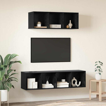Conjunto De Mueble De Tv 2 Pcs Madera Contrachapada