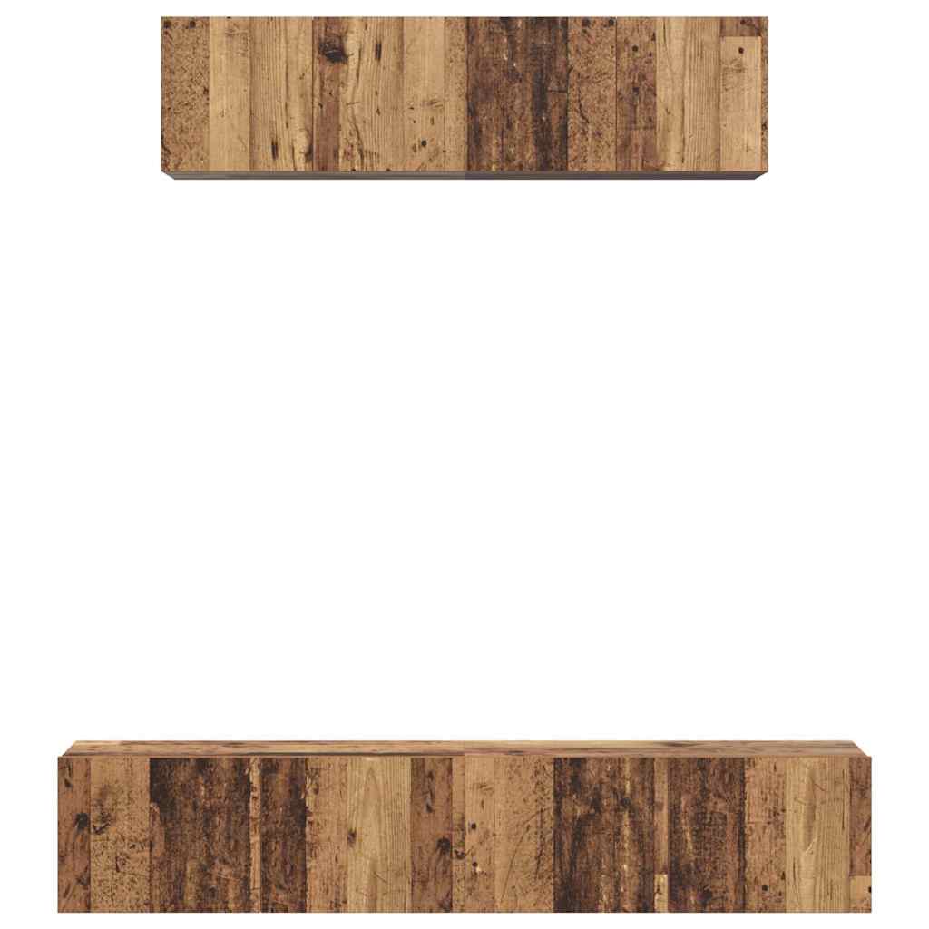 Conjunto De Mueble De Tv 4 Pcs