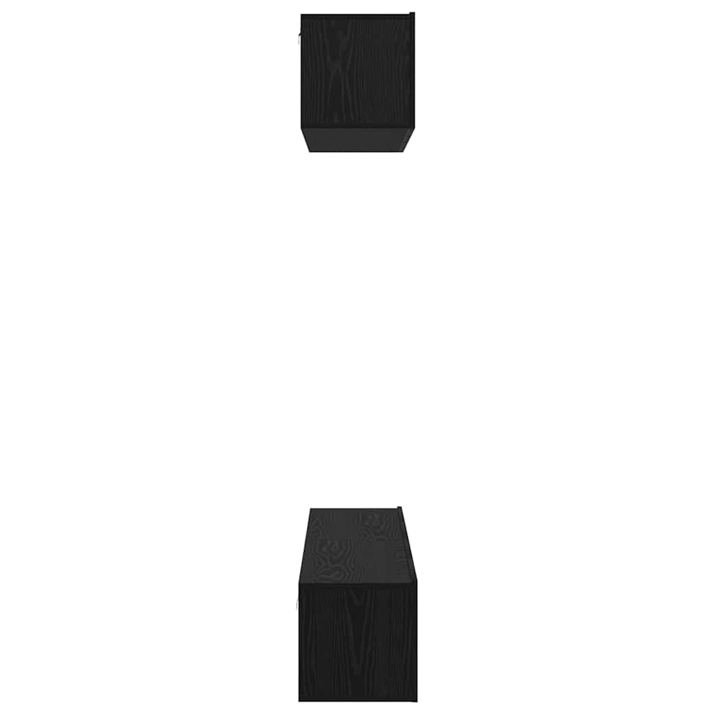 Conjunto De Mueble De Tv 4 Pcs Madera De Ingeniería