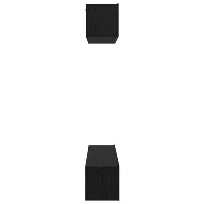 Conjunto De Mueble De Tv 4 Pcs Madera De Ingeniería