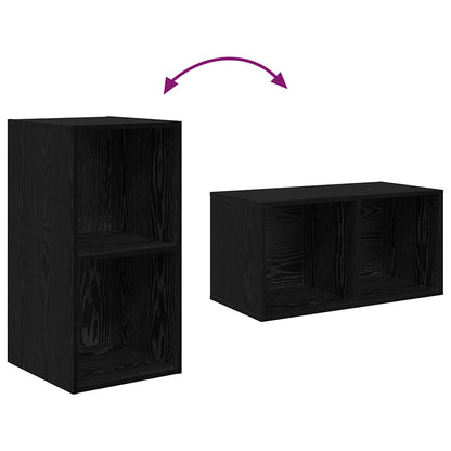 Conjunto De Mueble De Tv 3 Pcs Madera Contrachapada