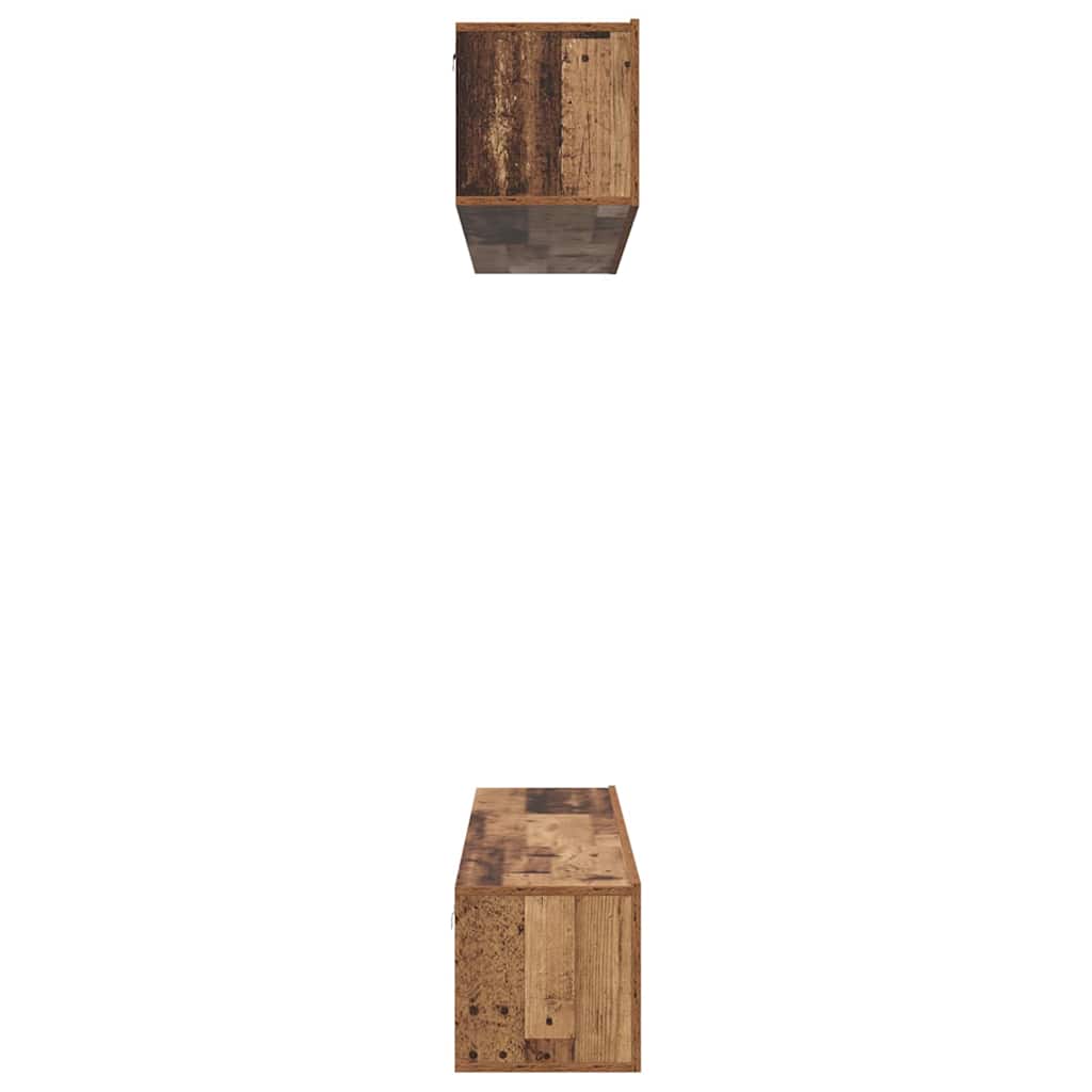 Conjunto De Mueble De Tv Montaje En La Pared 5 Pcs