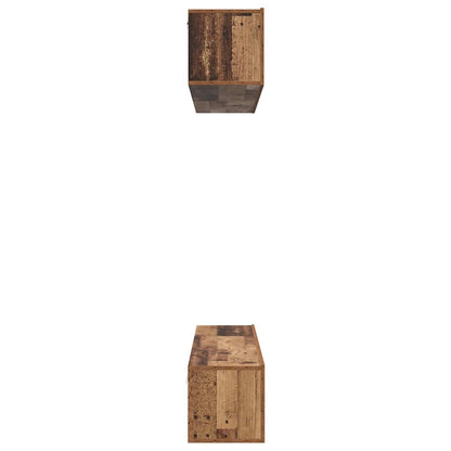 Conjunto De Mueble De Tv Montaje En La Pared 5 Pcs