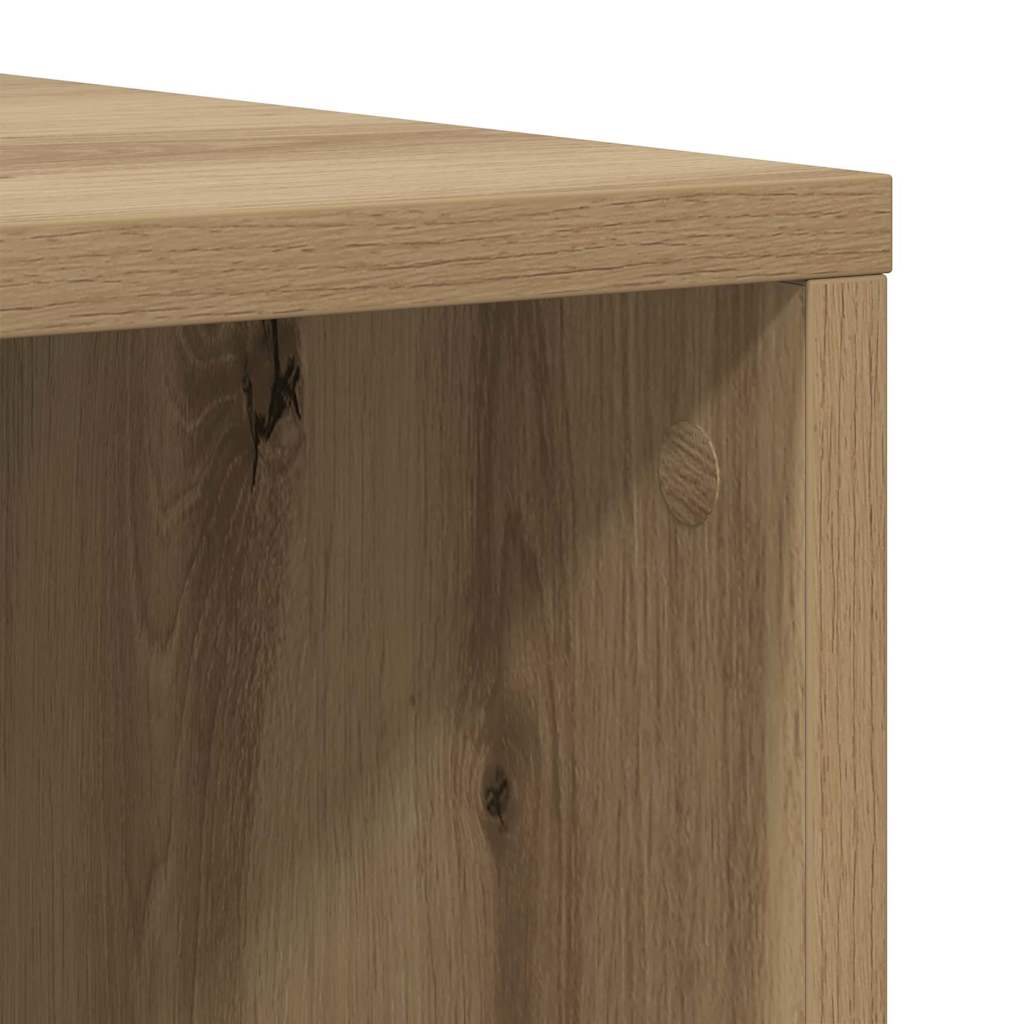 Conjunto De Mueble De Tv 2 Pcs Roble Artesanal 37 X 35 X 107Cm