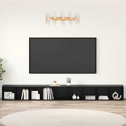 Conjunto De Mueble De Tv 3 Pcs Roble Artesanal 37 X 35 X 107 Cm