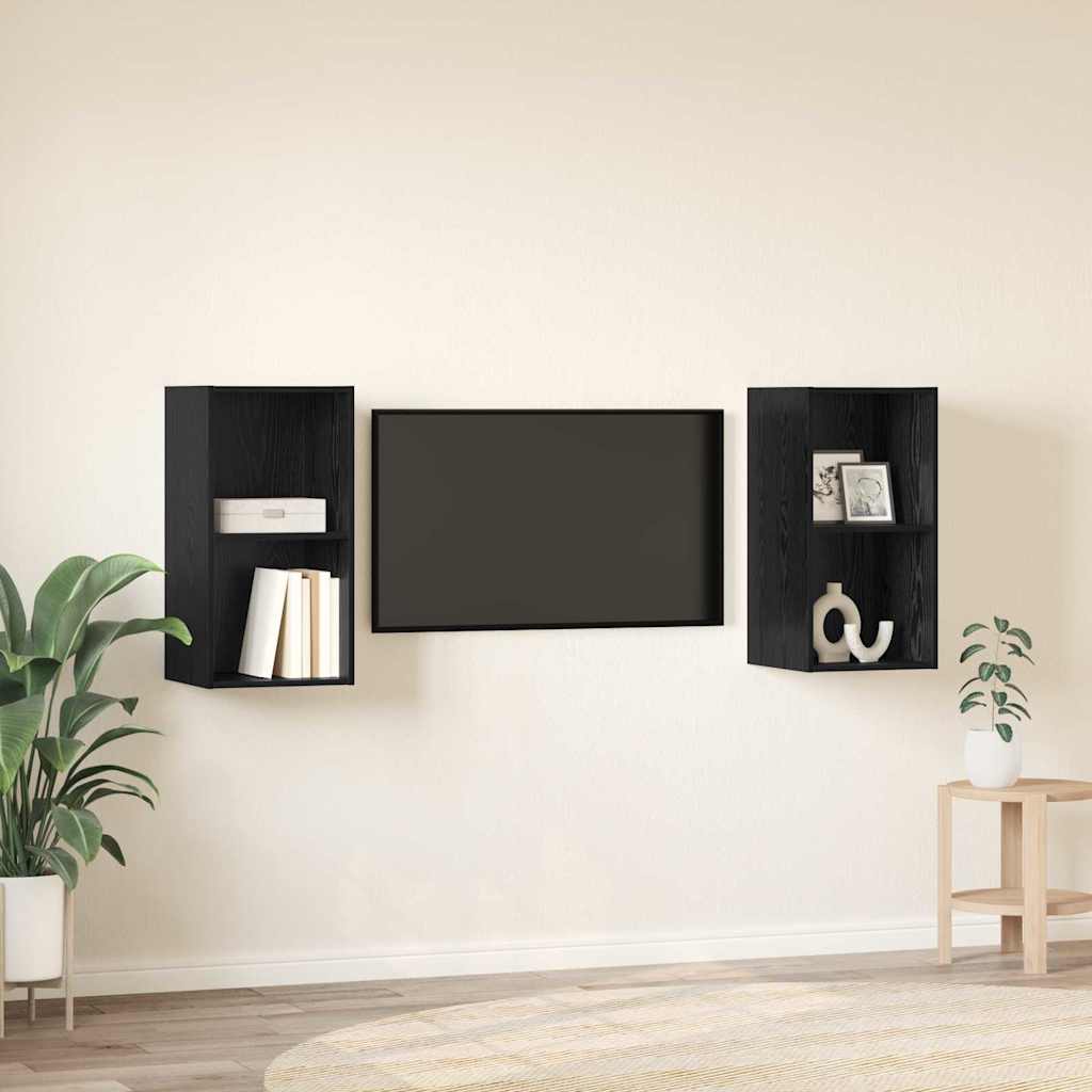 Conjunto De Mueble De Tv 2 Pcs 37 X 37 X 72 Cm
