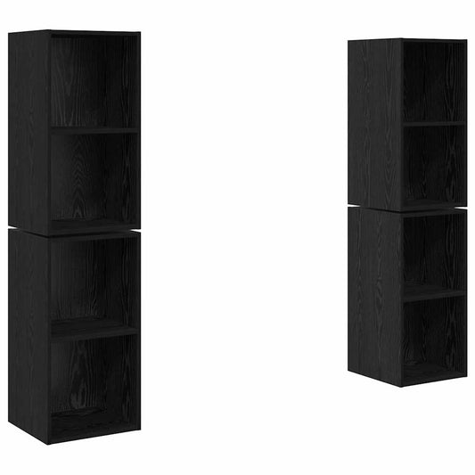 Conjunto De Mueble De Tv 4 Pcs 37 X 37 X 72 Cm