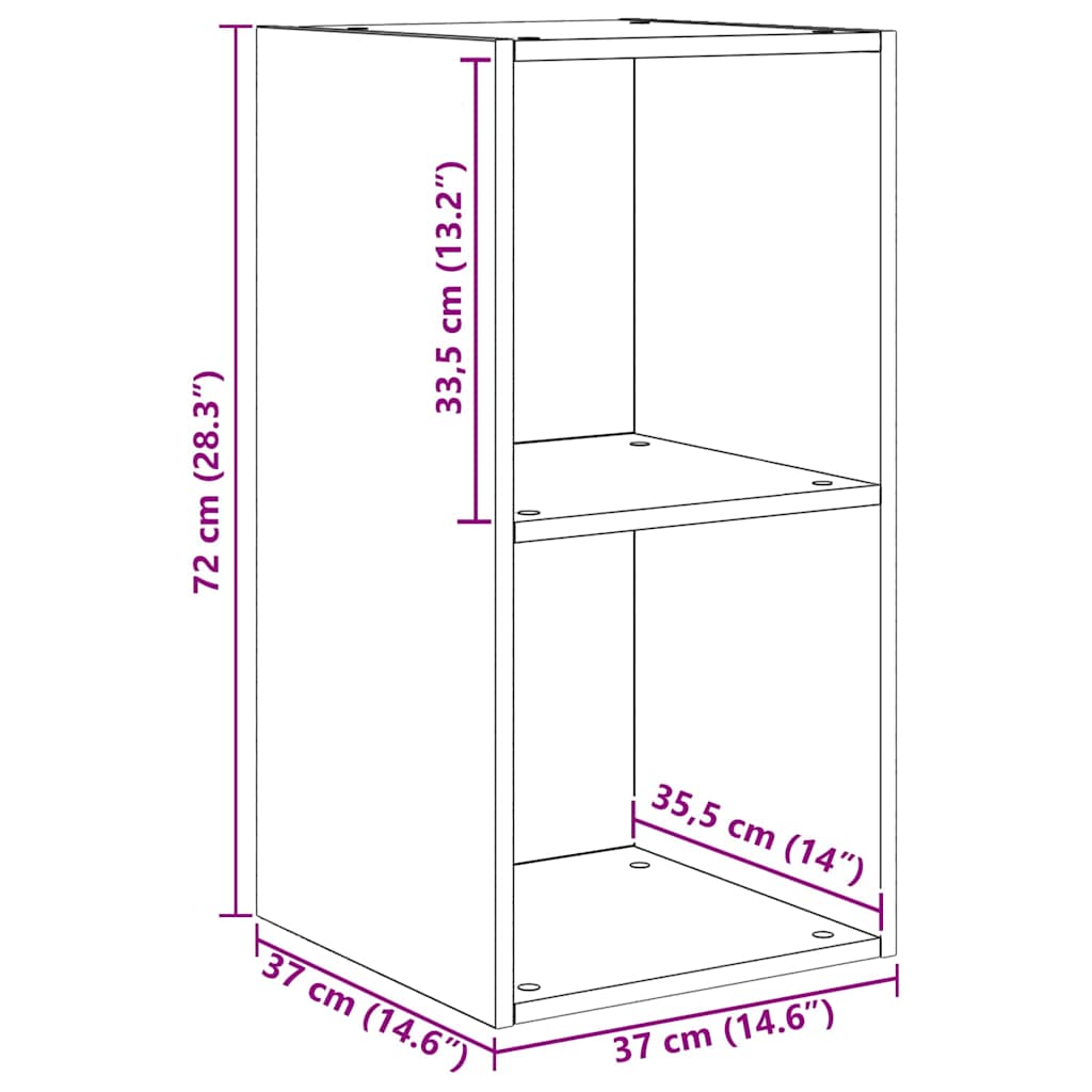 Conjunto De Mueble De Tv 4 Pcs 37 X 37 X 72 Cm
