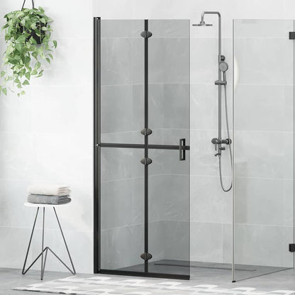 Mampara De Ducha Plegable Vidrio Esg Esmerilado