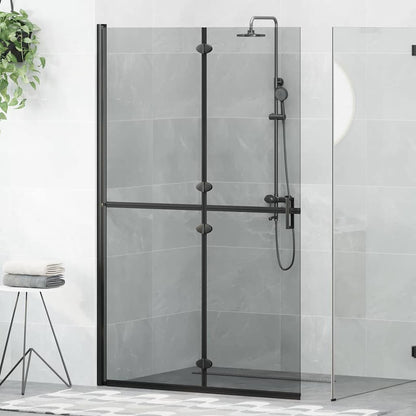 Mampara De Ducha Plegable Vidrio Esg Esmerilado
