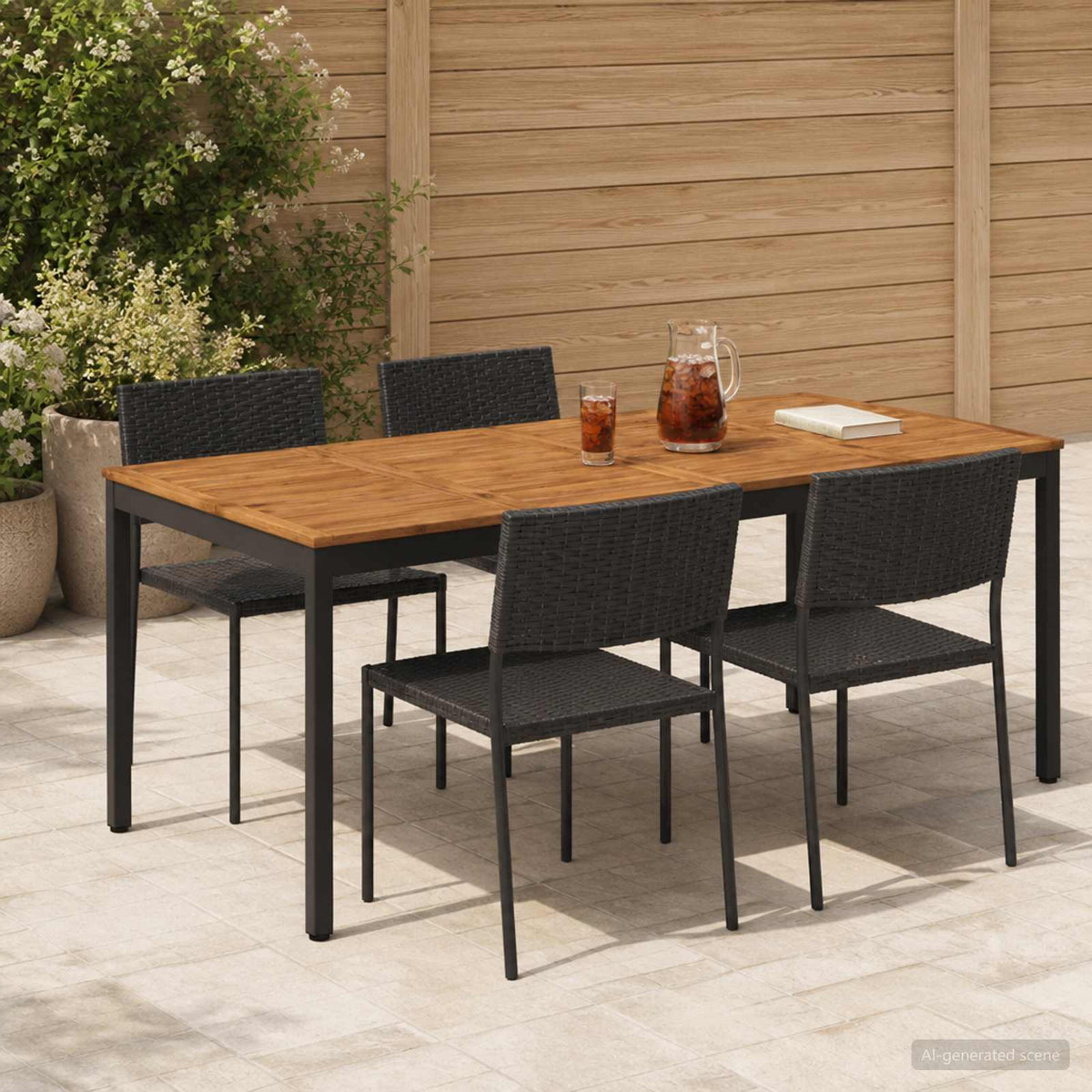 Mesa De Cena De Jardín
