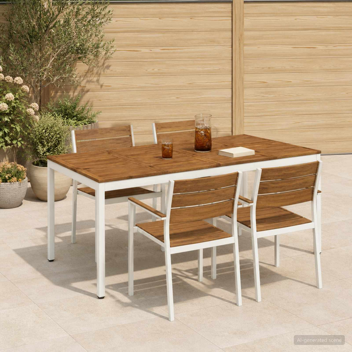 Mesa De Cena De Jardín
