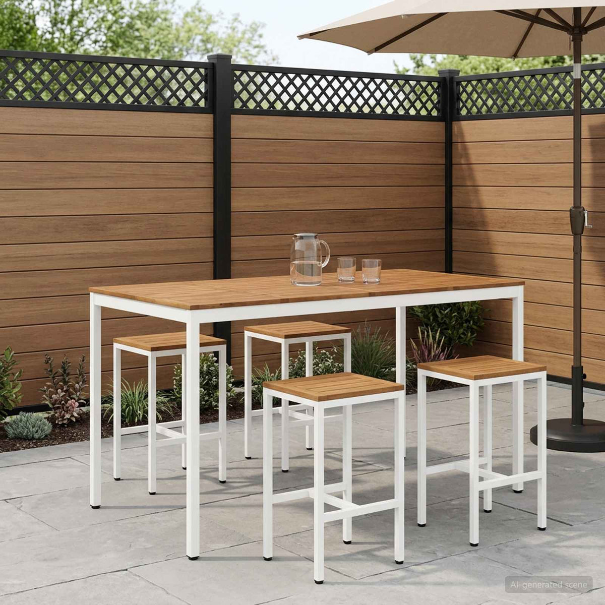 Mesa De Bar Para Jardín Naarden