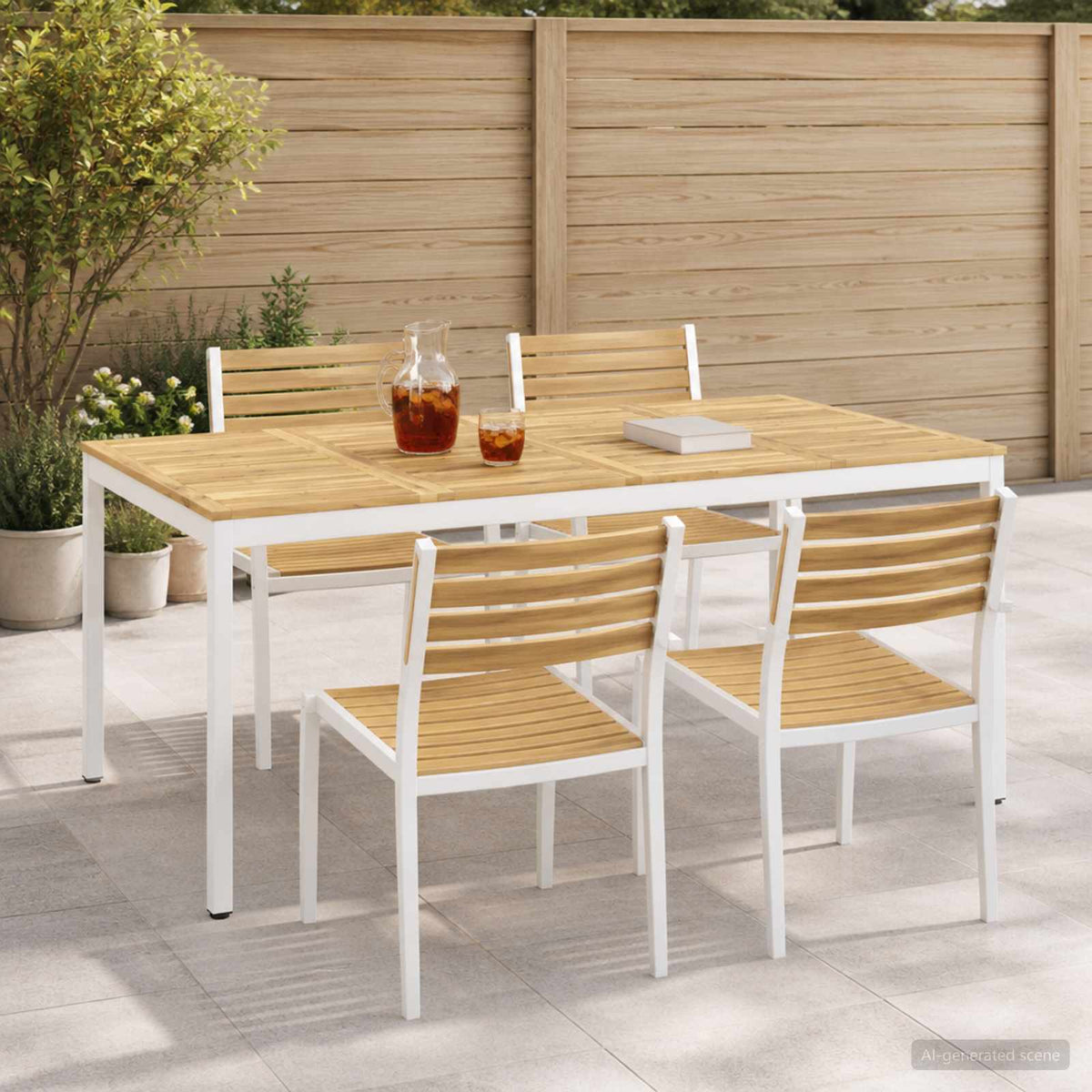 Mesa De Cena De Jardín
